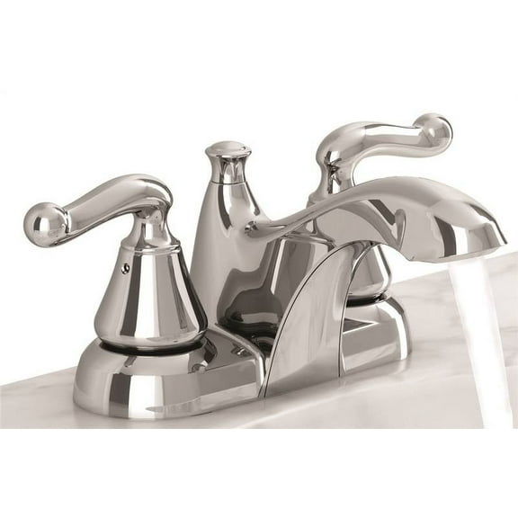American Standard Winthrop 4-In. Centerset 2-Handle Bathroom Faucet 1.5 GPM with Lever Handles Polished Chrome