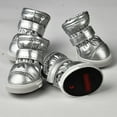 thumbnail image 3 of Waterproof Dog Boots Winter Snow Booties Anti-Slip Paw Protector-sliver-m(size3), 3 of 5