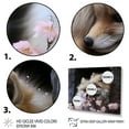 thumbnail image 3 of Designart "Fox's Gaze in the Springtime I" Animals Framed Wall Art - Modern Farmhouse Pink Fox Entryway Framed Wall Art, 3 of 6