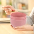 thumbnail image 4 of Plastic Breakfast Container Airtight Overnight Oatmeal Bowl Lidded Yogurt Cup, 4 of 8