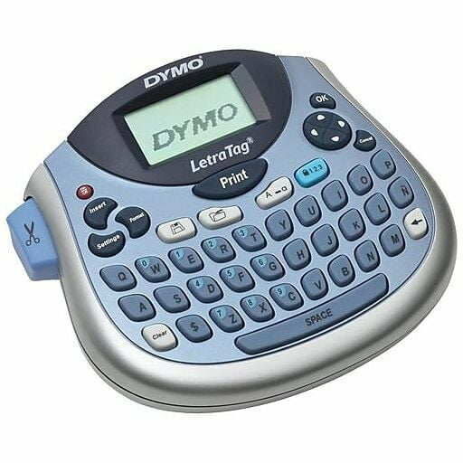 Dymo 1733011 LetraTag LT100H Label Maker 6.8mm/s Color Tape 0.47