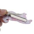 thumbnail image 4 of Unique Bargains Women Fashion Cat Bangs Duckbill Clip Hairdo Clips 1 Pc Pink Purple, 4 of 5