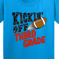 thumbnail image 4 of Inktastic Kickin' off Third Grade Back to School Football Youth T-Shirt, 4 of 5