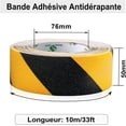 thumbnail image 2 of Cinta adhesiva antideslizante para escaleras, cinta de seguridad, cinta antideslizante amarilla y negra, cintas de advertencia, señalización de seguridad, 2 of 4
