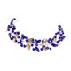 thumbnail image 2 of Accesorios para el cabello con hojas, ligeros y novedosos, hechos a mano, para bodas Azul, 2 of 9