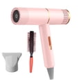thumbnail image 2 of Sèche-Cheveux de Voyage Haute Puissance, Protection contre la Surchauffe, Design Léger, pour Cheveux Bouclés, 1800w, Compact Portable, Diffuseur de Coiffure, pour Maison/gym, Plastique Durable, Tension Universelle Hzhnb [Nouvelle Arrivée], 2 of 9
