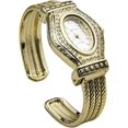 thumbnail image 5 of Blekon Collections Quartz Womens 29mm Case Oval Dial Western Style Cuff Bangle Watch(Analog), 5 of 5