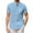 Light Blue, variant on Mens T-shirts Men Spring And Summer Solid Top Shirt Casual Linen Stand Collar Top Plus Size Vacation Short Sleeve Shirt 4 7 Mens T Shirts Graphic Tees Fitted Long Sleeve Tops Pocket Tee Long Dark
