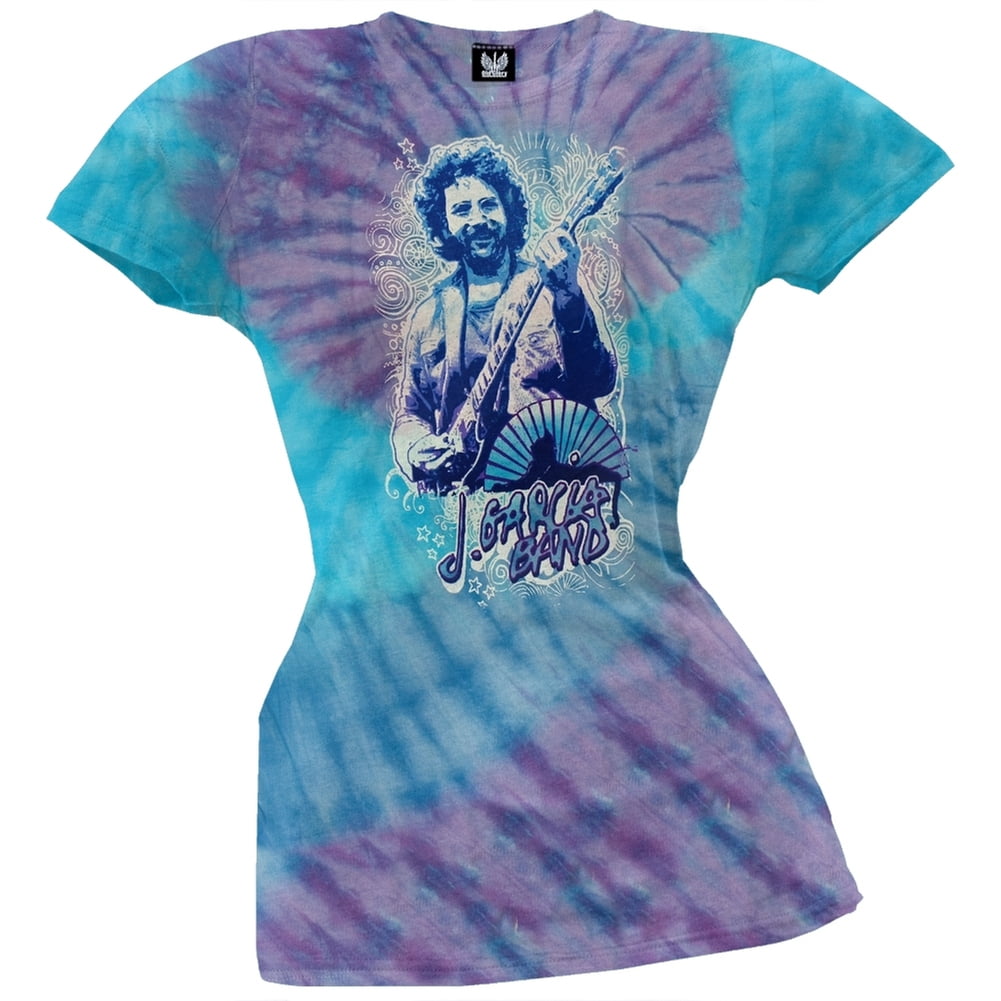 Jerry Garcia Jerry Garcia Starcat Juniors Tie Dye TShirt Small