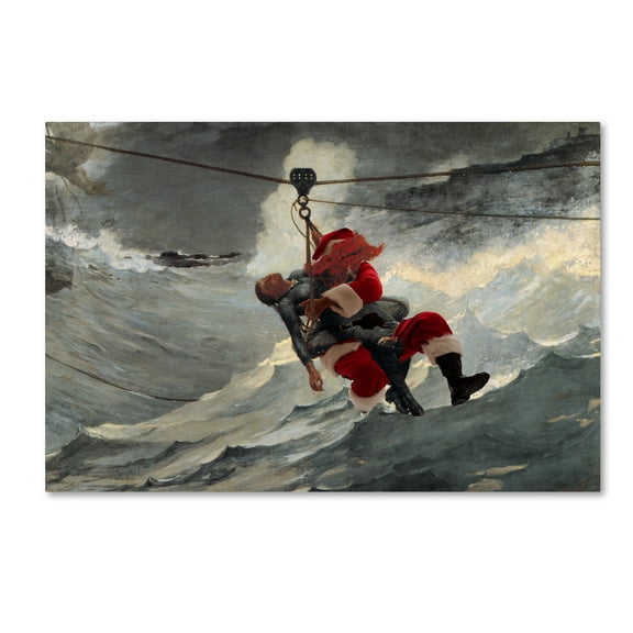 Trademark Fine Art 'Homer-The Life Line' Canvas Art by Ed Wheeler