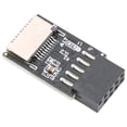 thumbnail image 1 of USB2.0 to Type E Adapter, Durable Stable Exquisite Black USB2.0 To Type E USB2.0 to Type E Expansion Card  For PC For Computer For Motherboard, 1 of 8