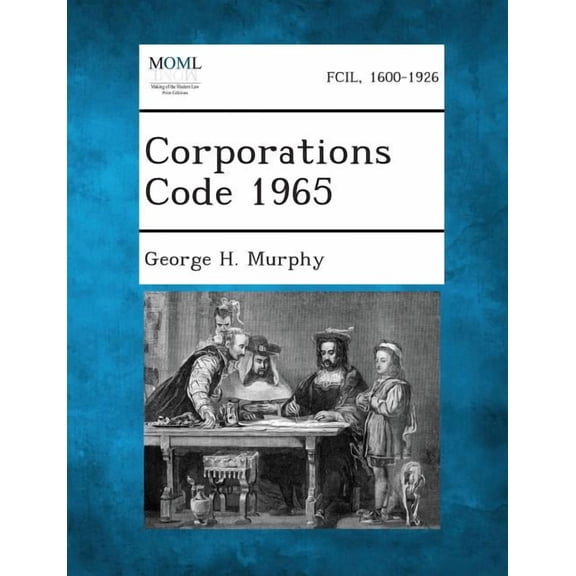 Corporations Code 1965 (Paperback)
