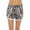 Black/Cream Ikat - Pom Pom, variant on Just Love High Waisted Women Shorts - Summer Pom Pom Beach Shorts (Oxblood - Retro, Medium)