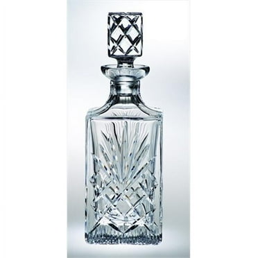 Majestic Gifts MA-153 Majestic 26 oz. Crystal Square Decanter