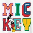thumbnail image 3 of Disney - Mickey Mouse - Multi Colored Letters - Women's Short Sleeve Graphic T-Shirt, 3 of 5