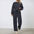 thumbnail image 2 of Sweatsuits Women 2 Piece Outfit - Long Sleeve Sweatshirt With Sweatpants Matching Sweat Sets for Women Women'S Clothing Sets, 2 of 5