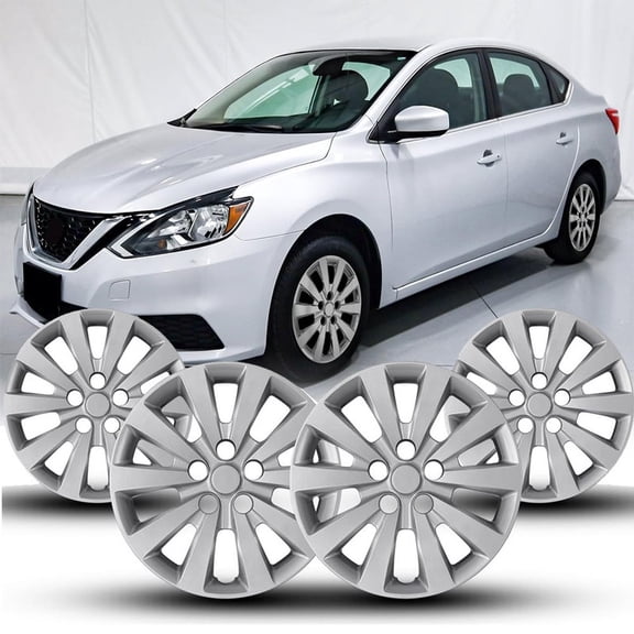 16" Wheel Covers Full Rim Snap On Hubcaps For 2013-2019 Nissan Sentra Set Of 4