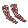 thumbnail image 2 of Goofa Colorful Bulldog Pattern UV Sun Protection Arm Sleeves, UPF 50 Sports Cooling Arm Compression Sleeves for Men Women Teenager, 2 of 8