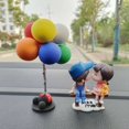 thumbnail image 1 of Adornos para coche, linda pareja de ramas de árbol, adornos para el interior del coche, adornos de consola central de dibujos animados, globo de confesión, 1 of 6