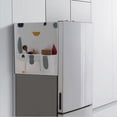 thumbnail image 4 of Organizador De Almacenamiento Cubierta impermeable a prueba de polvo para refrigerador con soporte para bolsa de almacenamiento de 6 bolsillos, 4 of 7