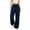 Navy, variant on Juniors Cargo Pants for Women Baggy Loose Streetwear Drawstring Elastic High Waisted Hiking Trousers for Outdoor Activities(XX-Large,Beige)