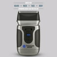 thumbnail image 3 of Titanium Edge Beard & Body Compact Shaver – Men’s Electric Groomer for Face, Neck & Body – Pop-Up Trimmer, Titanium Blade, Hypoallergenic, Travel Ready, 3 of 9