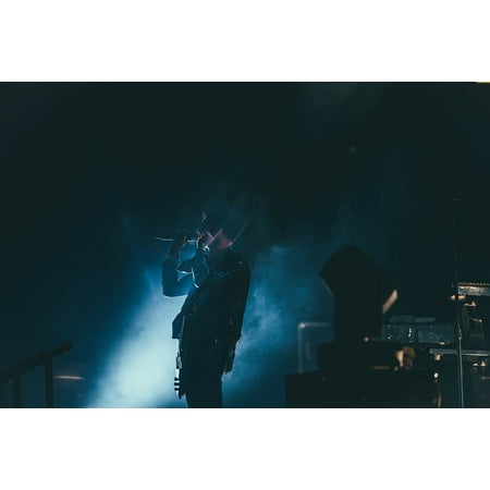 Sound Choice Spotlight - Canvas Print Rock Song Sound Man People Concert Guy Spotlight Stretched Canvas 10 x 14