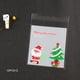 thumbnail image 4 of 100 bolsas de plástico autoadhesivas para regalo de Navidad, para galletas, bocadillos, dulces y pasteles, como recuerdo de fiesta (muñeco de nieve navideño)., 4 of 7