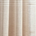 thumbnail image 5 of Lush Decor Ombre Stripe Grommet Sheer Window Curtain Panels Beige 38X84 Set, 5 of 11