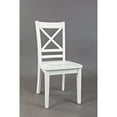 thumbnail image 2 of Jofran Simplicity Solid Wood Classic Cross-Back Dining Chair (Set of 2), 2 of 6