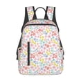 thumbnail image 3 of Balery Retro Floral Lightweight Backpack for Men and Women - Durable and Water-Resistant, Ideal for School, Work, Travel, and Everyday Use, 3 of 9