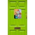 thumbnail image 2 of Lady with her Pug Aluminium Metal Wall or Door Hanging Prints, 2 of 2