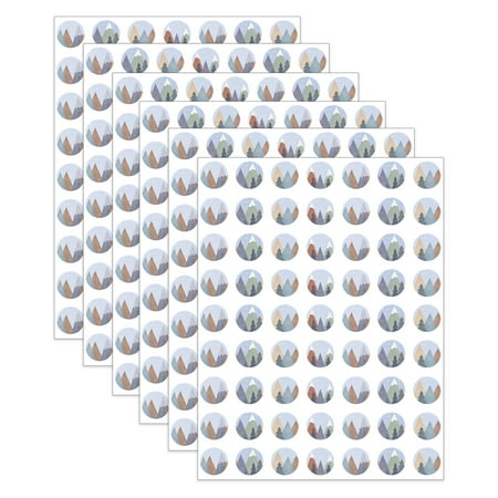Teacher Created Resources Moving Mountains Mini Stickers 378 Per Pack 6 Packs