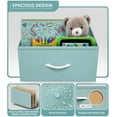 thumbnail image 5 of Sorbus 6-Drawer Fabric Dresser for Kids - Tall Storage Tower, Closet Organizer with Steel Frame & Wood Handles for Nursery, Playroom & Bedroom, Aqua, 5 of 6