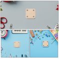 thumbnail image 4 of 36 tarjetas cuadradas de madera en blanco para telar, con 4 agujeros. Ideales para manualidades, proyectos de bricolaje y decoración del hogar. Tejido fácil y rápido., 4 of 8