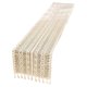 thumbnail image 1 of Camino de mesa de macramé tejido con encaje de ganchillo, estilo boho con flecos, para bodas bohemias, despedidas de soltera, casas de campo, otoño, Navidad, hogar, 9,5 x 80 pulgadas, 1 of 8