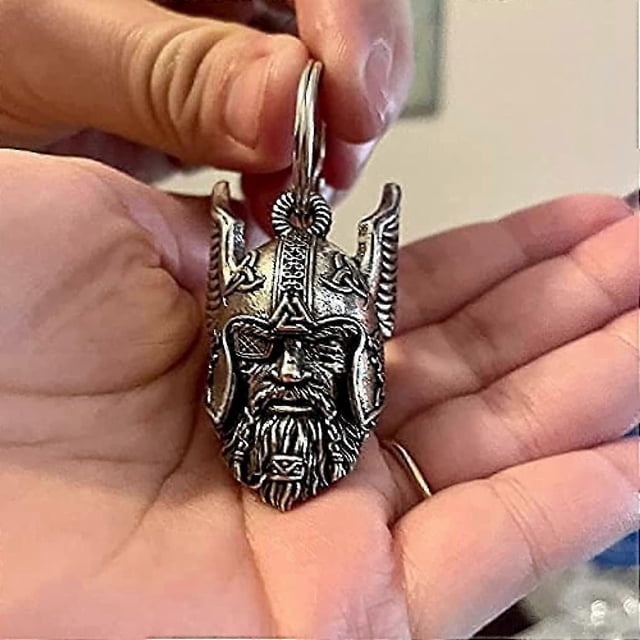 The Guardian Of The Viking God Of Odin,good Luck Charm,biker Gift,rides A Bell To Dispel Bad Luck,odin Viking God Bravo Bell,gremlin Guardian Ride Bel