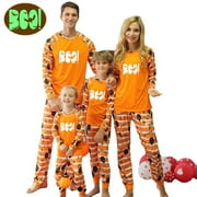 Uccdo Family Halloween Matching Pajamas Sets Pumpkin/Bat Sleepwear, Holiday PJs for Women/Men/Kids/Couples