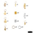 thumbnail image 2 of Ensemble d'Accessoires pour Cheveux en Papier d'Aluminium de 150 Pièces, 2 of 5