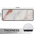 thumbnail image 5 of Kitchen Rugs Sets Of 2,White Rose Gold Marble Pattern Anti Fatigue Kitchen Mat Rugs Non Slip Washable,Decorative Kitchen Floor Mats for Kitchen,Sink,Laundry,17"x47"+17"x47", 5 of 5