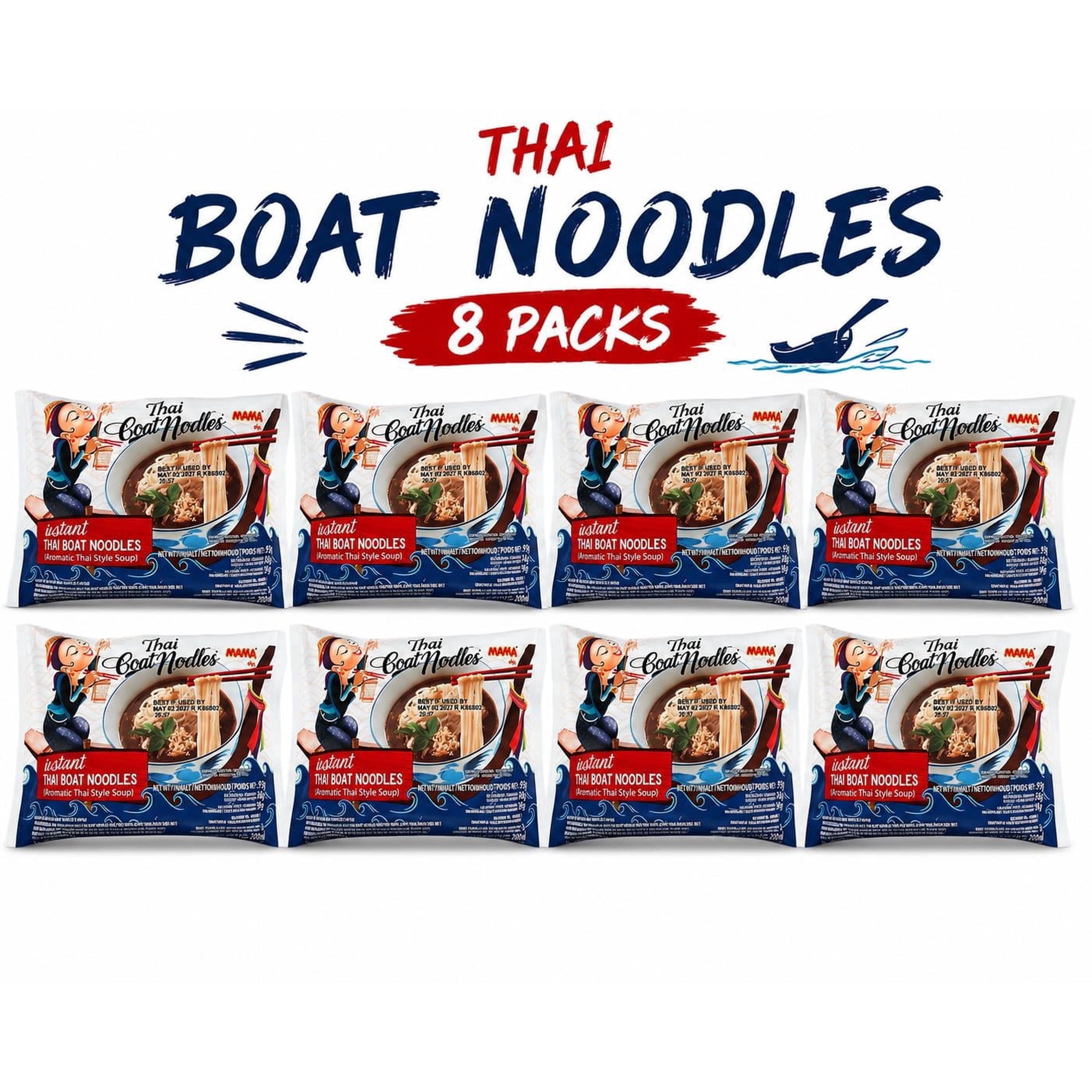 Mama Thai Connext Instant Boat Noodles X 8 packs