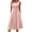 Pink Dot, variant on Zeagoo Summer Casual Dresses for Women Sleeveless Midi Dress Swing Tank Sundress Pleated Tshirt Dress with Pockets