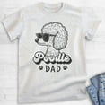 thumbnail image 2 of Poodle Dad T-shirt, Unisex Men's Shirt, Standard Poodle Owner, Best Dog Dad Gift, Heather Ash, X-Large, 2 of 6