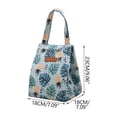 thumbnail image 4 of Gifts onlyliua Japanese-Style Insulated Bento Lunch Bag Portable Thermal Food Tote Lightweight Reusable School Office Picnic Cooler Compact Design Easy-Clean Thermal Carrier, 4 of 9