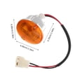 thumbnail image 4 of Shisuyan LED Trailer Light Round Stop Turn Tail Light Waterproof Signal Lights for Utility Trailer Boat Camper RV Truck Tractor Use 12V, 4 of 8