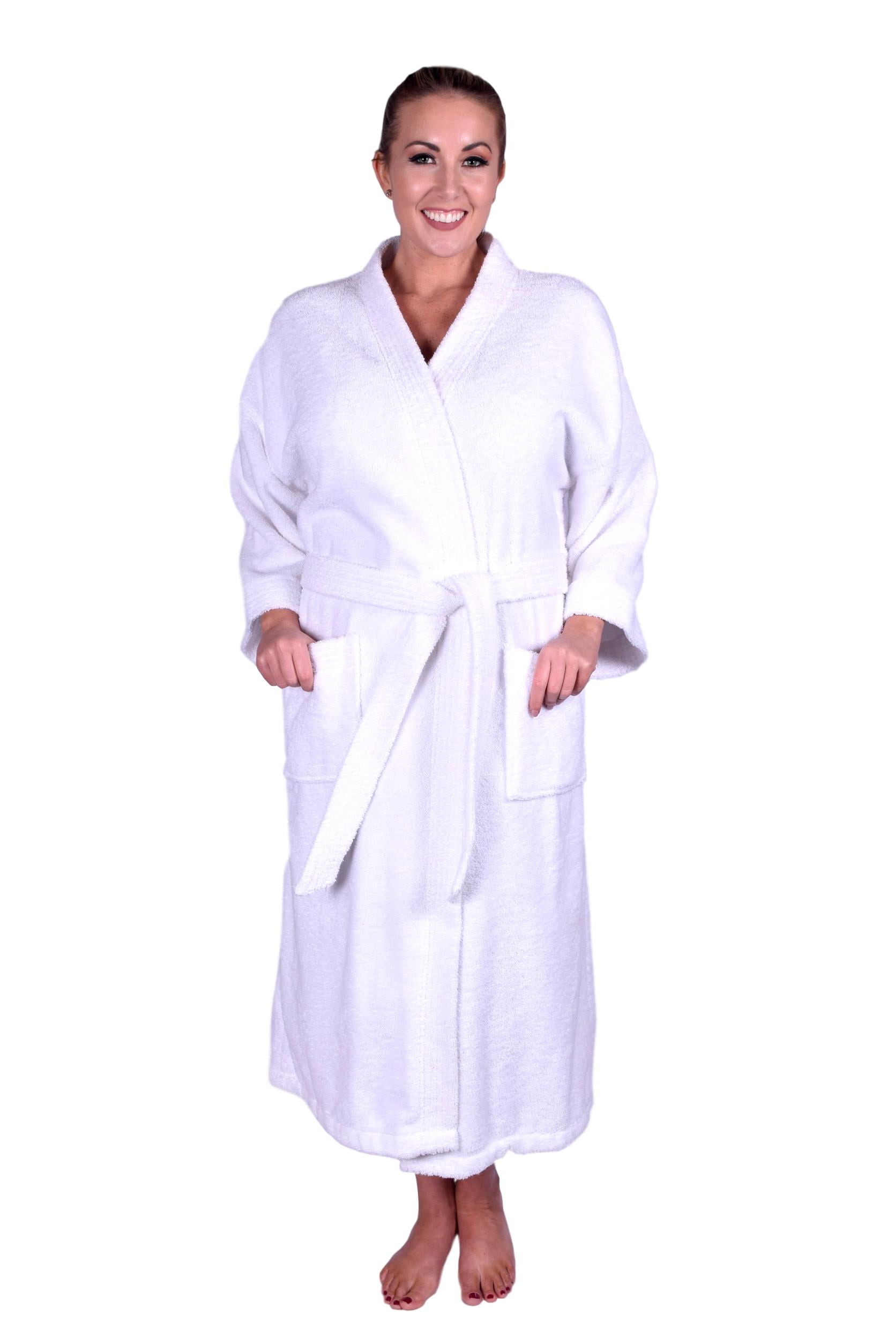 Puffy Cotton - Premium Adult Unisex Kimono Bath Robe 100% Natural Soft ...