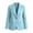 Blue, variant on Women's Office Suit Blazer Long Sleeve Casual Business Jackets Lapel V Neck Button Down Commute Outwear With Pockets (S, Green)