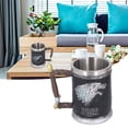 thumbnail image 4 of Stainless Steel Mug, Safe Stainless Steel Liner Cup Vivid Pattern Portable Large Capacity Resin Decorative  For Restaurant For Beer, 4 of 8