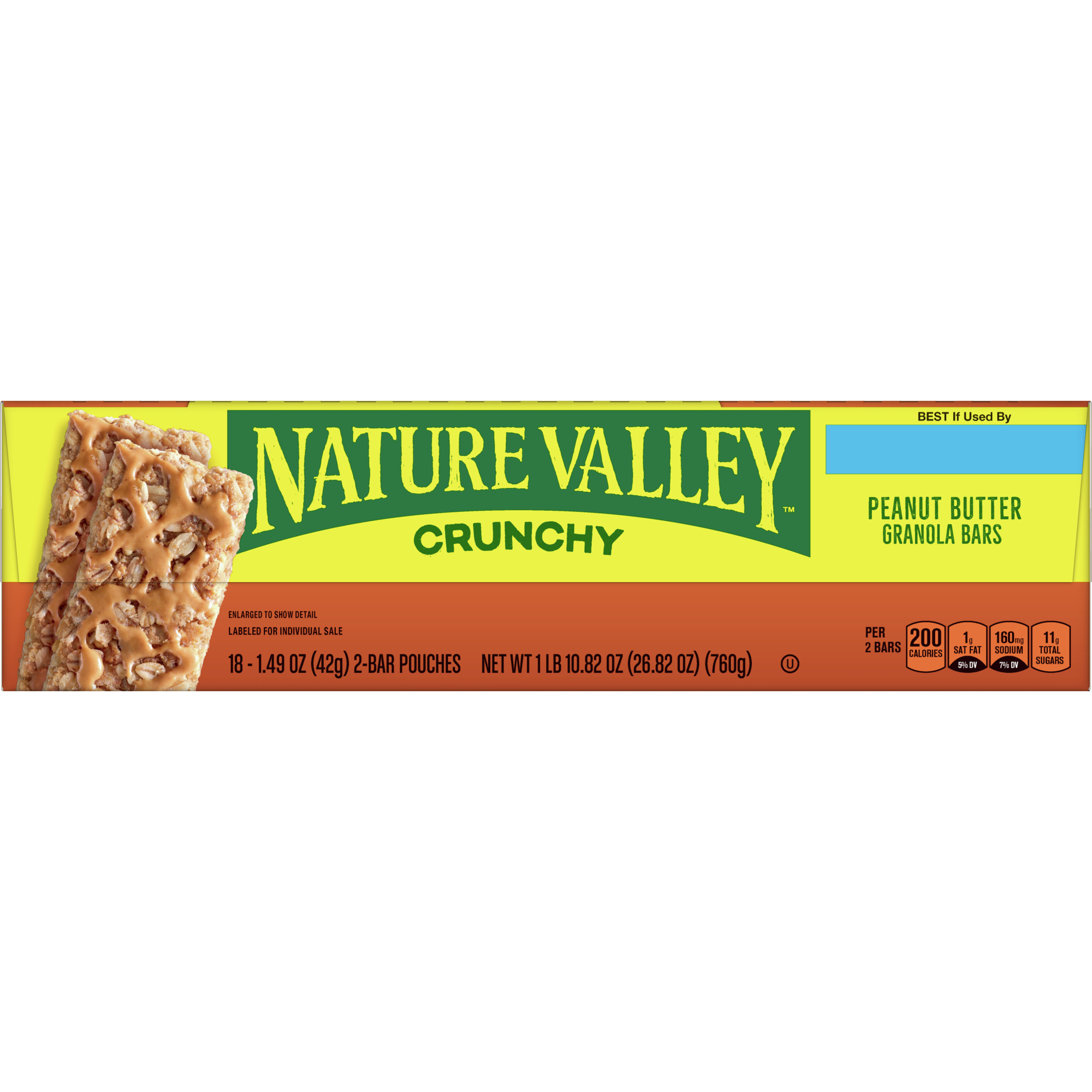 Advantus GEM33550 1.5 oz. Granola Bars - Peanut Butter Cereal (18/Box) - image 5 of 9