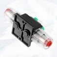 thumbnail image 7 of Unique Bargains 2 Pcs DC 12V- 48V 10Amp Car Circuit Breaker with Manual Reset Inline Fuse Holder Protector Black Green, 7 of 7